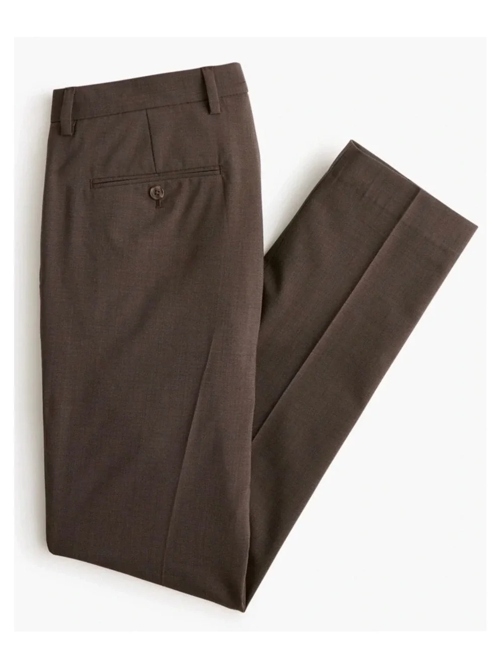 J.Crew Men’s Ludlow Slim-fit suit pant in Italian chino Brown size 36/30